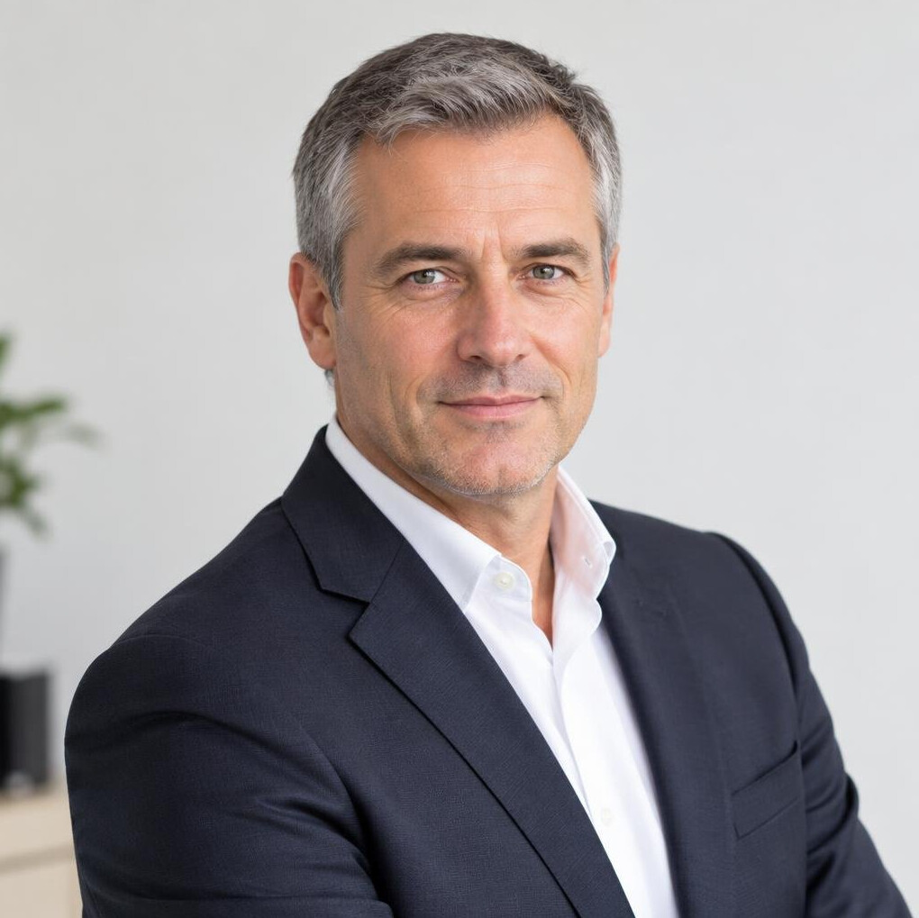 Studio portrait of a confident businessman